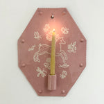 Pink Stag Sconce
