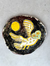 Yellow Owl  Plate