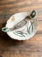 Snipe and Butterfly Dish
