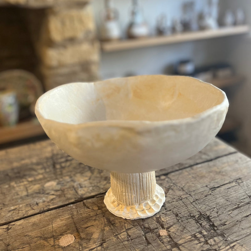 Footed Sculptural Bowl