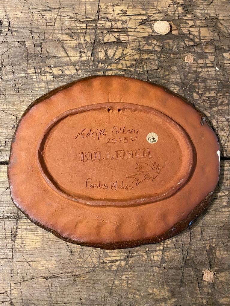 Oval Bullfinch Plate