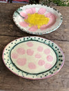 Oval Pink Daisy Platter
