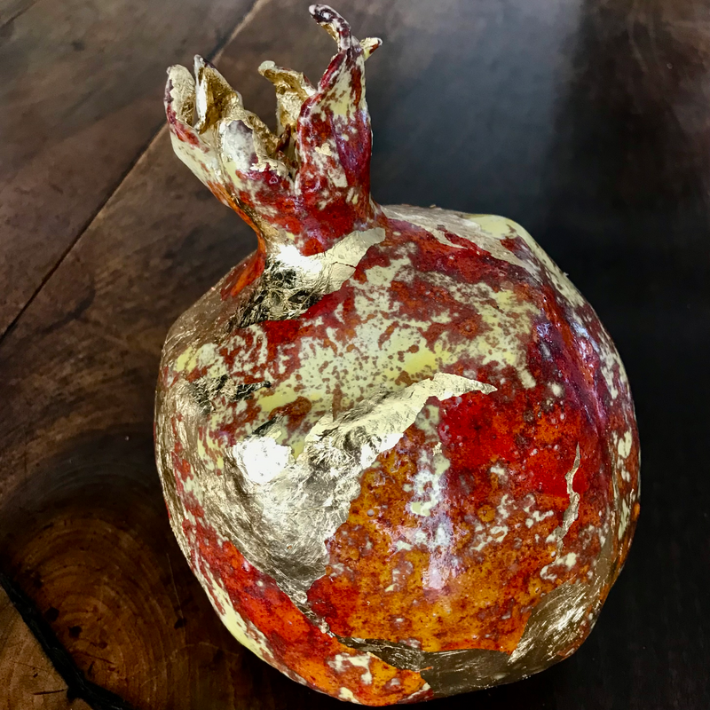 Large Gilded Ornamental Pomegranate 1