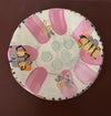 Pink Daisy Bumble Bee Plate