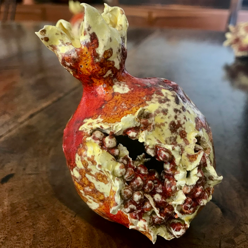 Small Ornamental Pomegranate Erupted 1