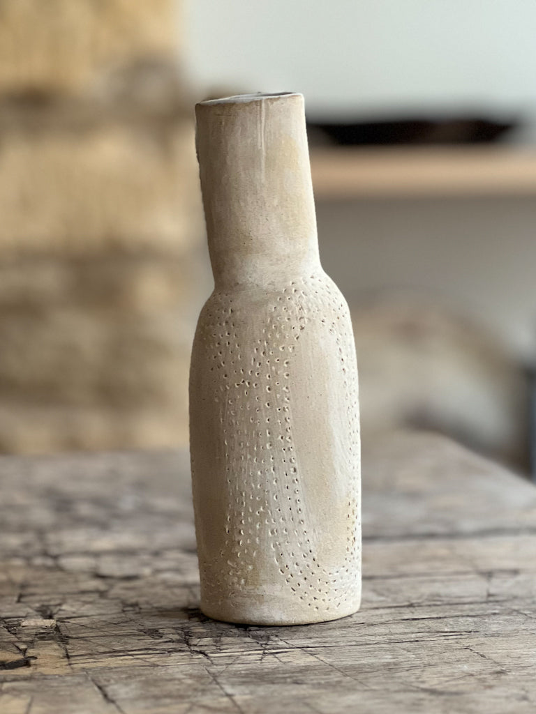 Small Bottle with Stitched Design