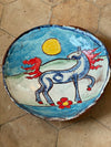 Horse with Red Mane Large Bowl