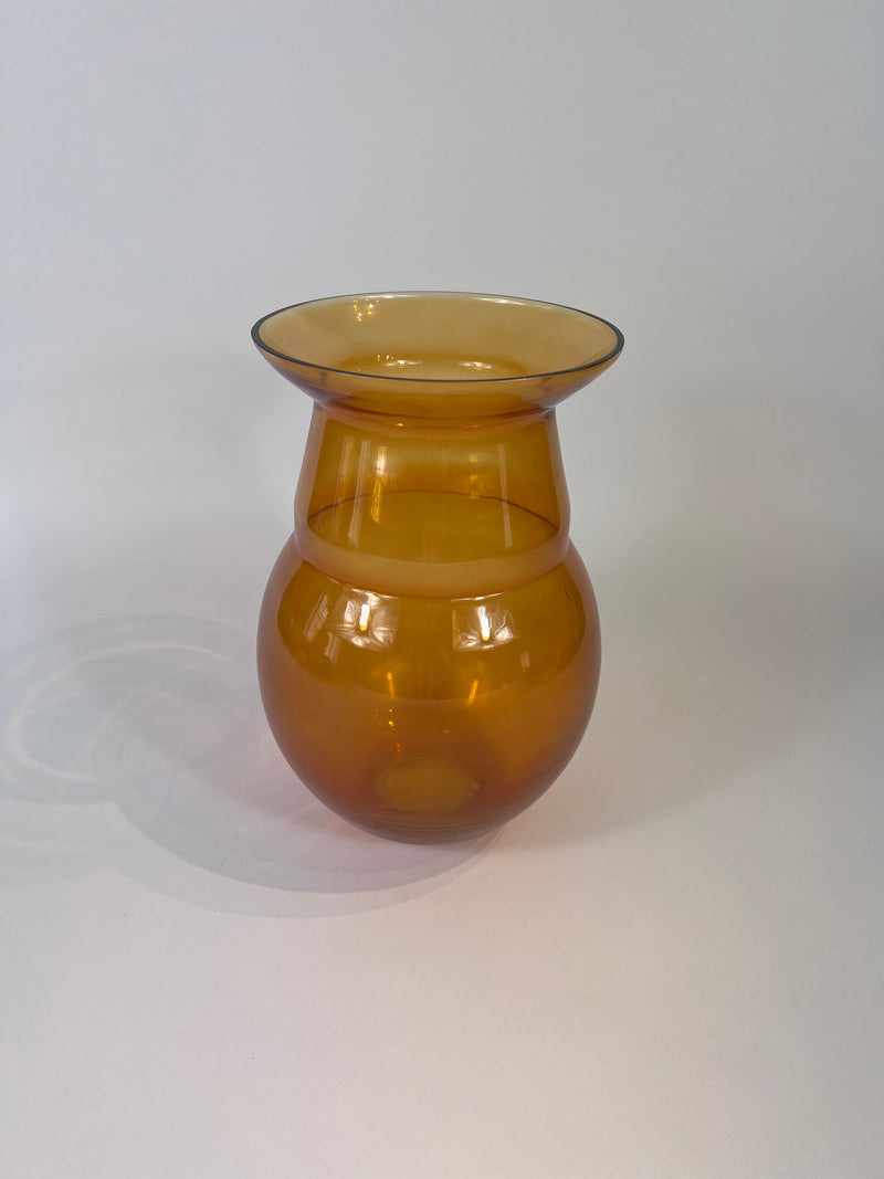 Mustard Glass Vase