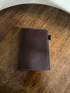 Leather Journal Cover Brown/Black