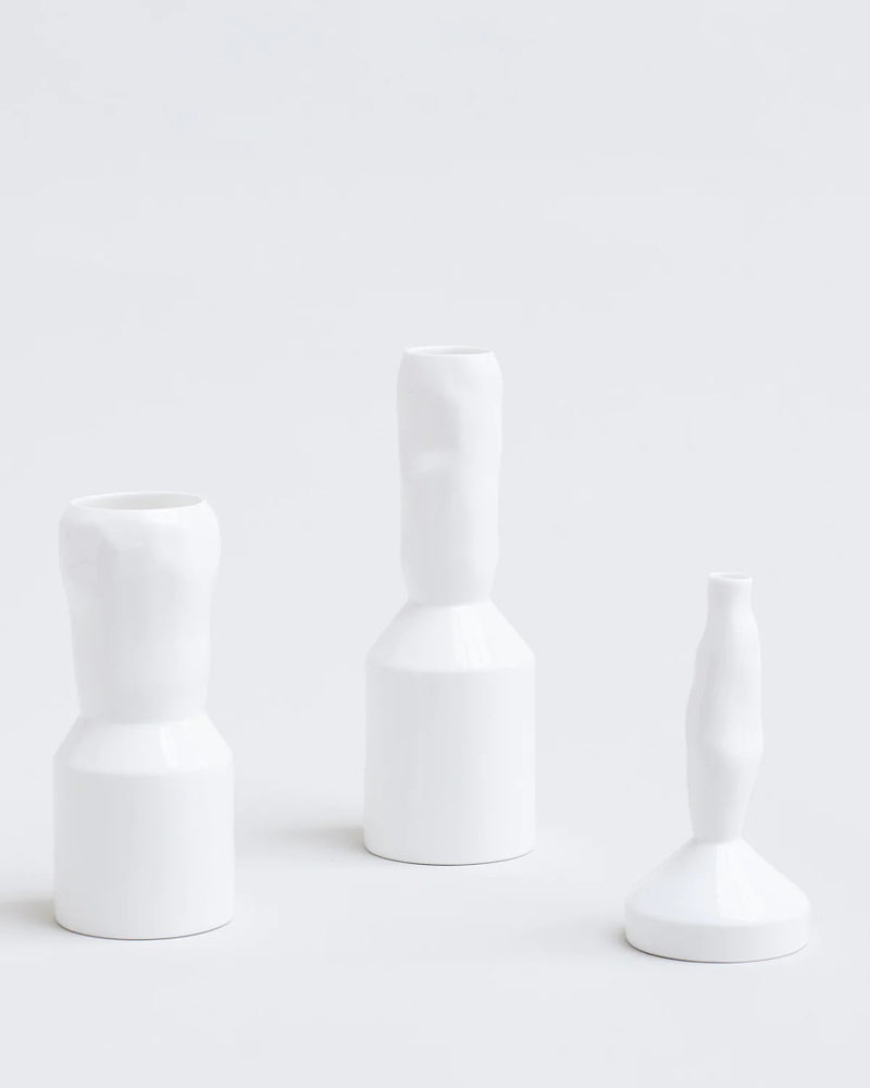 White Bunch Vase